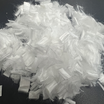 Monofilamento de fibra de PP virgen 100% 110F para resistencia a la rotura del cemento