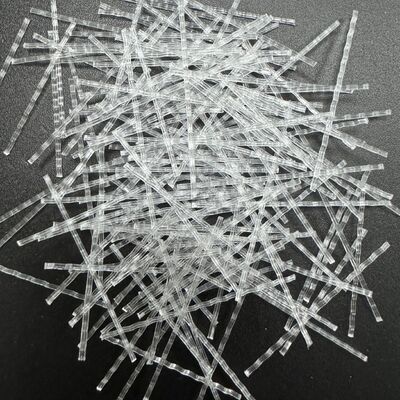 Forma de onda de fibra macro de polipropileno PP de alto rendimiento para la construcción de puentes