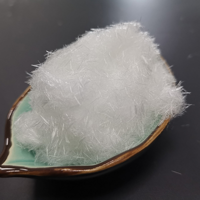 fibra a prueba de explosiones del polietileno del punto de fusión bajo 30microns para los materiales refractarios