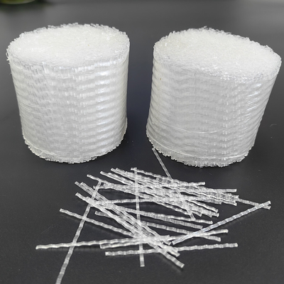 Fibra ondulada de fibra de polipropileno de hormigón fibrilado para ingeniería de hormigón