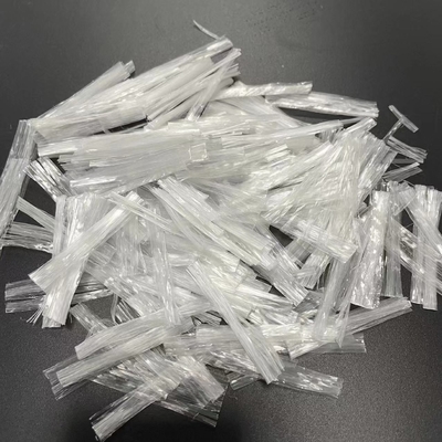 Haz como el polipropileno blanco neto PP concretos Mesh Fiber For Concrete Construction