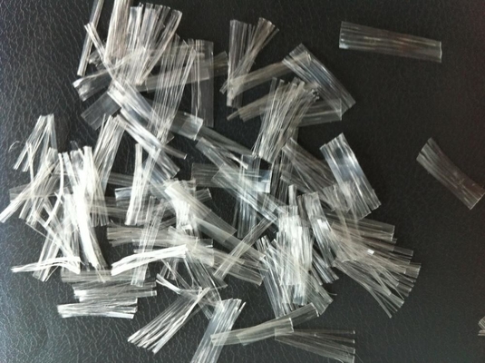 Haz como el polipropileno blanco neto PP concretos Mesh Fiber For Concrete Construction