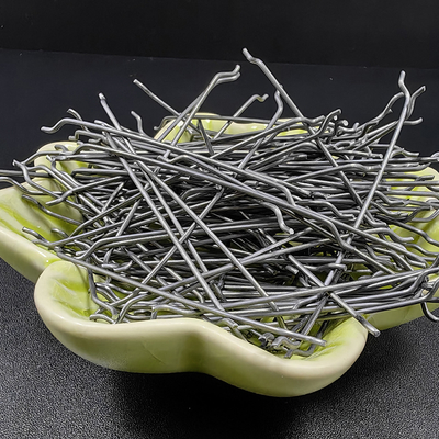 Fibra de acero material necesaria de la construcción concreta para el hormigón preparado y el suelo