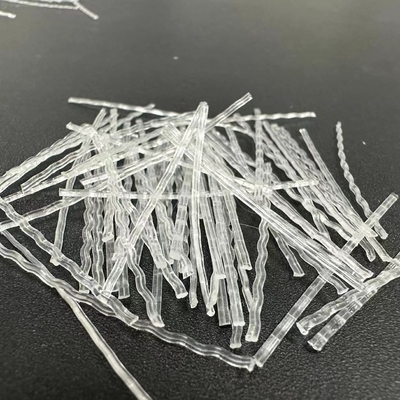 Certificado CE Ingeniería del hormigón PP Macro Wave Fiber 40mm para hormigón