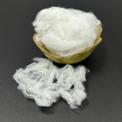 Fibra de refuerzo de nylon/poliamida mezclada con algodón y lana para hilado