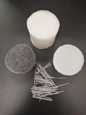 Las macrofibras sintéticas envueltas en agua se utilizan en minería e ingeniería hidráulica