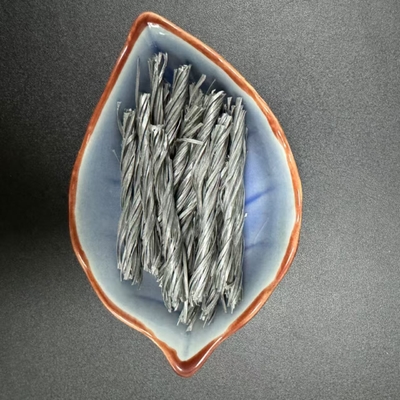 Fibra de polipropileno PP de 54 mm para reforzamiento de construcción de hormigón