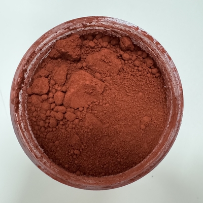Materia prima química de alta pureza pigmento inorgánico óxido de hierro rojo para ladrillos de hormigón
