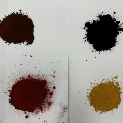 Óxido de hierro marrón con alto poder de tinción para pinturas y vidrieras