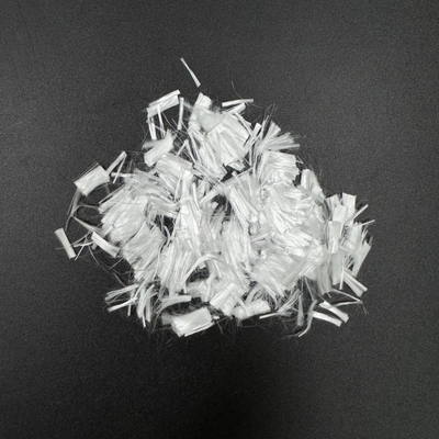 Fibra de monofilamento de PP 110F de alta resistencia Aditivo de cemento de hormigón para la construcción