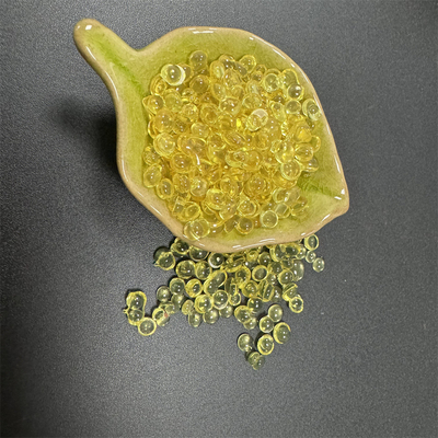 Buena forma de semicírculo amarillo brillante Resina de poliamida soluble en alcohol para tinta de impresión de sistemas de alcohol