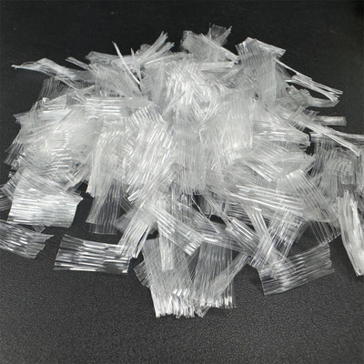 Polipropileno blanco PP concretos Mesh Fiber For Projects Construction