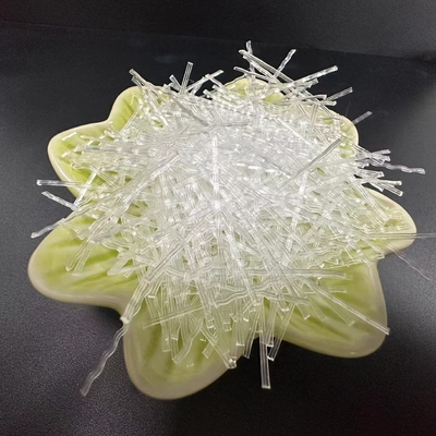 Forma de onda transparente de PP Macrofiber para materiales de refuerzo de la base para proteger la estabilidad de la base