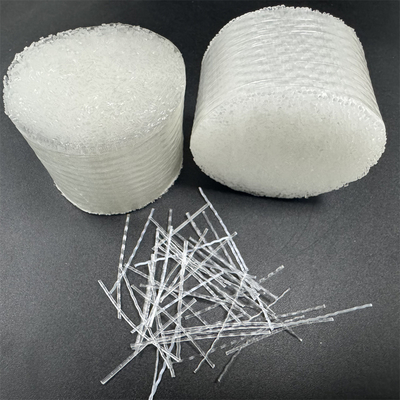 Forma de onda transparente de PP Macrofiber para materiales de refuerzo de la base para proteger la estabilidad de la base