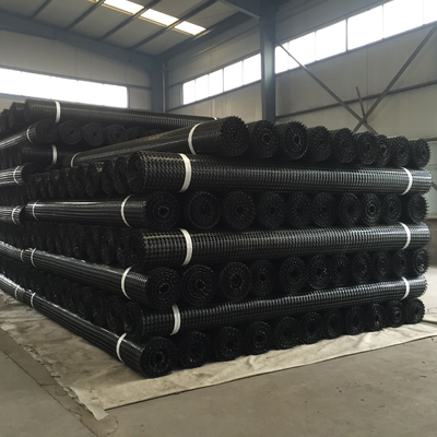 vidrio biaxial de los PP Geogrid del polipropileno de 39x39m m para el refuerzo de la base del camino