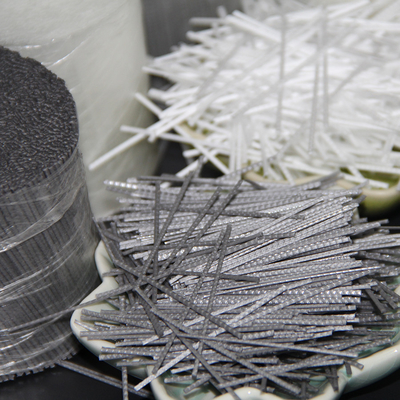 La fibra plástica de la microfibra sintética de los PP reforzó 54m m concretos para la construcción