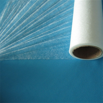 Web adhesiva del derretimiento caliente de Copolyester de la baja temperatura para la vinculación de la tela